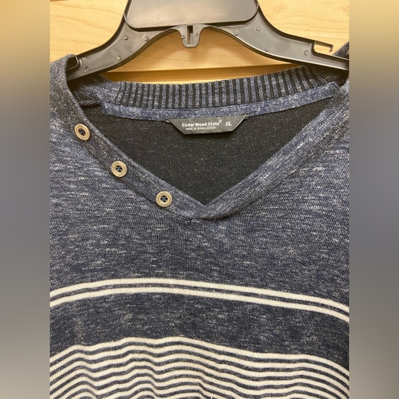CEDAR WOOD STATE ELEGANT COTTON MEN SWEATER SIZE XL - Picture 3 of 7